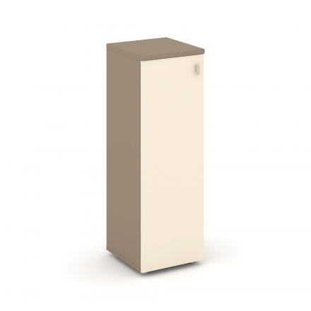 Estetica Шкаф сред. узкий лев. (1 сред. фасад ЛДСП) ES.SU-2.3 (L) Латте/Сатин 400*420*1207