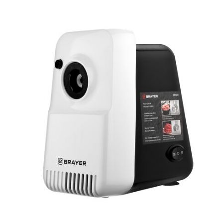 Мясорубка BRAYER BR1600, 1300 Вт, производительность 1,5 кг/мин, металлический шнек, реверс, пластик, белая/черная Мясорубка BRAYER BR1600, 1300 Вт, производительность 1,5 кг/мин, металлический шнек, реверс, пластик, белая/черная