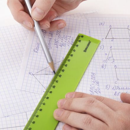 Линейка пластиковая 30 см BRAUBERG "NEON", ассорти, пакет, 210751