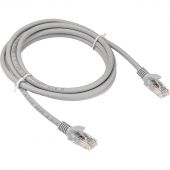 Патч-корд ExeGate UTP-RJ45-RJ45-5e-2M-LSZH-GY, cat.5e, 2м,сер <EX286383RUS