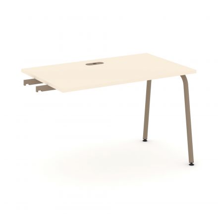 Estetica Стол приставка к опорным тумбам ES.SPR-2-LK Сатин/Латте металл 1180*730*750