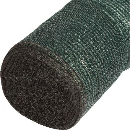 Сетка фасадная затеняющая 50-55% Темно-зеленый 2мx50м_7322
