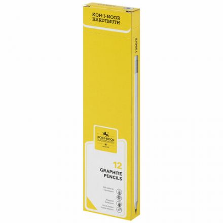 Карандаш чернографитный KOH-I-NOOR, 1 шт., "Astra", НВ, с ластиком, корпус ассорти, заточенный, 1380, 1380002017KSRU