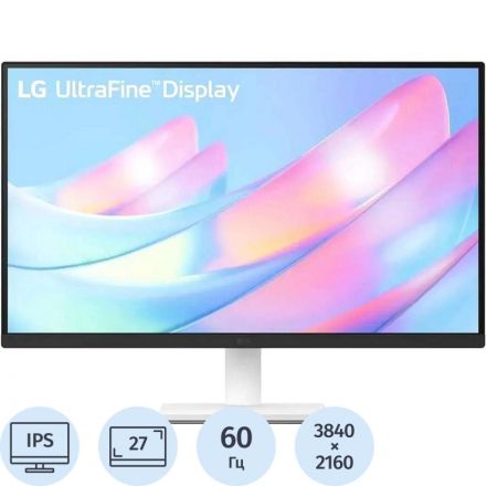 Монитор LG (27US500-W)27/4K UHD/IPS/60Hz/300cd/5ms/HDMI/DP Монитор LG (27US500-W)27/4K UHD/IPS/60Hz/300cd/5ms/HDMI/DP