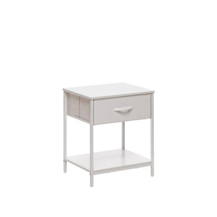 Комод Leset Линкс с ящиком и полкой, Каркас Белый, ящики Белые, Белый, Белый, Экокожа