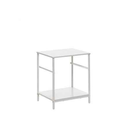 Комод Leset Линкс с ящиком и полкой, Каркас Белый, ящики Белые, Белый, Белый, Экокожа