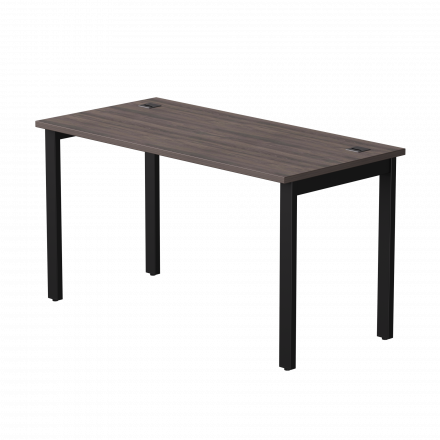 Стол прямой Everprof EVO на металлокаркасе 1380х670х755 мм Дуб Пасадена/Черный