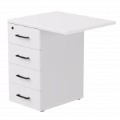 Тумба приставная Everprof EVO с топом 710х600x755 Белый