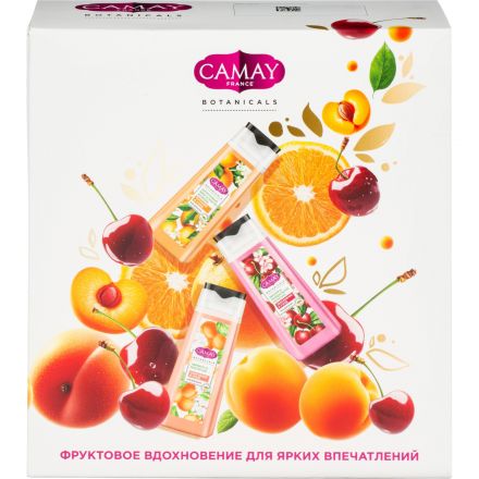Подарочный набор Camay Botanicals женский гель для душа 3 шт