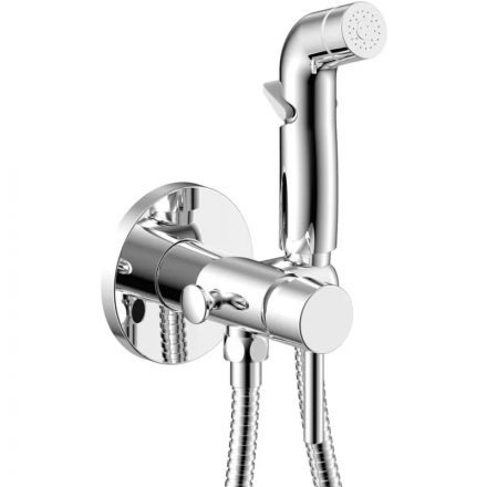 Смеситель СС_BALEAR встраиваемый с гигиеническим душем, 13142BL