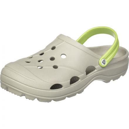 Сабо мужские Ола, дымчато-серый/салатовый р.45