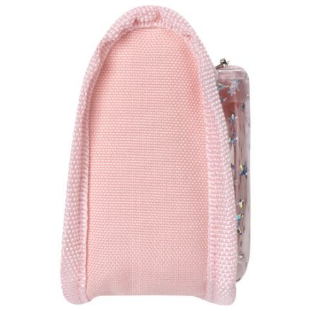 Пенал мягкий ЮНЛАНДИЯ, 2 отделения, полиэстер, "Kitty", розовый, 21х6х9 см, 270261