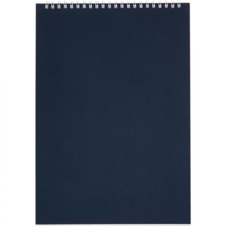 Блокнот Альт Офис А4 60 листов синий в клетку на спирали (200х290 мм)