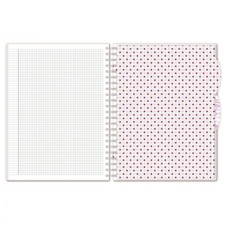 Бизнес-тетрадь А4,140л,кл,спир.пласт Attache Selection Flower Dreams 876751