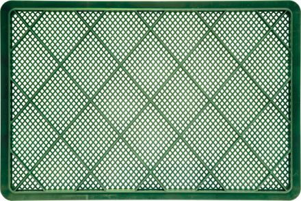 Ящик 600х400х140 мм перфорированный с ручками синий