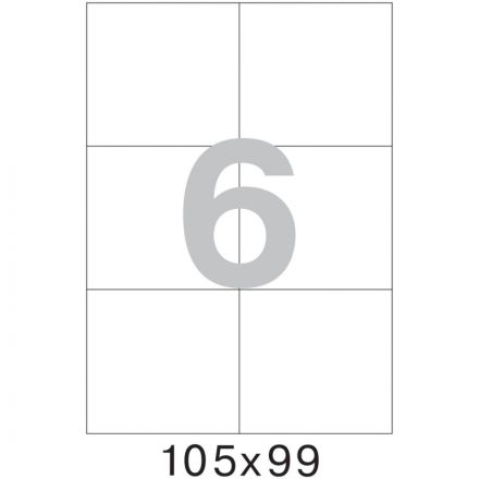 Этикетки самоклеящиеся Promega label (Комус) 105х99 мм 6 штук на листе белые (100 листов в упаковке) Этикетки самоклеящиеся Promega label (Комус) 105х99 мм 6 штук на листе белые (100 листов в упаковке)