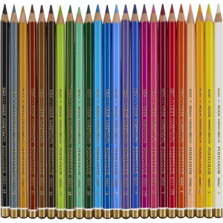 Карандаши цветные худож POLYCOLOR 3824 24цв/наб пенал-рулон 3824024003TP