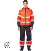 Куртка летняя мужская Равелин красн./графит (р.56-58) 158-164