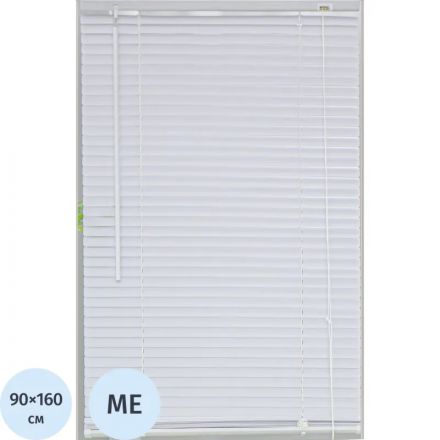Жалюзи Комус Мебель алюминиевые 90x160см, белые
