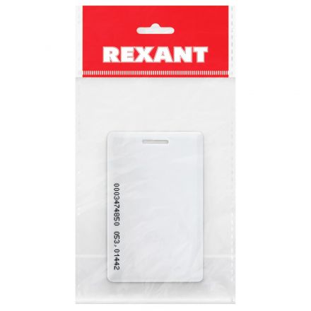 Карта бесконтактная REXANT 125KHz EM-Marin чтение (46-0227-1) Карта бесконтактная REXANT 125KHz EM-Marin чтение (46-0227-1)