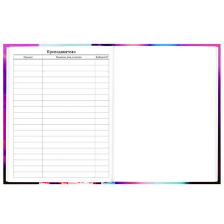 Дневник 1-11 класс 40 л., твердый, BRAUBERG, глянцевая ламинация, "Girl Emoji", 106855