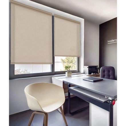 Рулонная штора SKR Бонд, бежевый 40х160