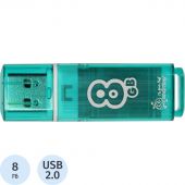 Флеш-память SmartBuy Glossy series 8 Gb USB 2.0 зеленая Флеш-память SmartBuy Glossy series 8 Gb USB 2.0 зеленая