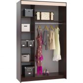 Шкаф-купе Сокол 3-ств.ШР-156.2 с зеркалом 1468x600x2400, венге/дуб