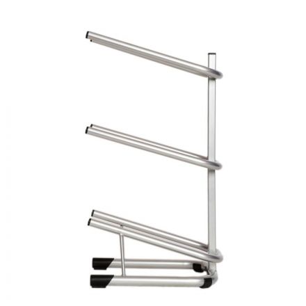 Стеллаж для воды Бридж-3 на 3 тары металлик 370x450x840 мм