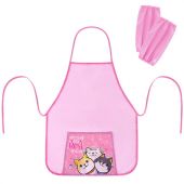 Фартук с нарукавниками для уроков труда ПИФАГОР, 1 карман, 46x54 см, "Best team", 273762