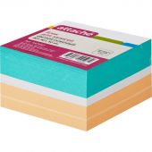 Блок для записей Attache 90x90x50 мм разноцветный (плотность 80-100 г/кв.м)