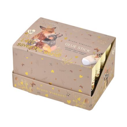 Клей-карандаш BRUNO VISCONTI "Love me", PVP основа, 15 г, 40-0018 Клей-карандаш BRUNO VISCONTI "Love me", PVP основа, 15 г, 40-0018