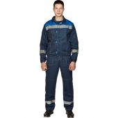 Костюм рабочий летний муж. л20-КБР син/вас (р.44-46) 182-188
