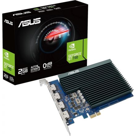 Видеокарта ASUS GT730-4H-SL-2GD5 2GB GDDR5 64bit 4xHDMI(90YV0H20-M0NA00)