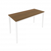 Slim Стол письменный на металлокаркасе С.СП-5.1 Орех/Белый металл 1380*600*750 Slim Стол письменный на металлокаркасе С.СП-5.1 Орех/Белый металл 1380*600*750