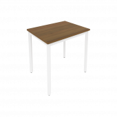Slim Стол письменный на металлокаркасе С.СП-2.1 Орех/Белый металл 780*600*750