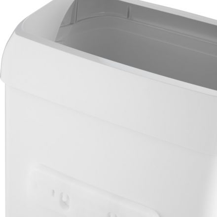 Корзина для мусора пластиковая KK Aquarius белая 2 шт 6993