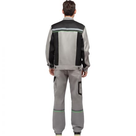 Костюм рабочий летний муж. л26-КПК сер/черн (р.52-54) 182-188