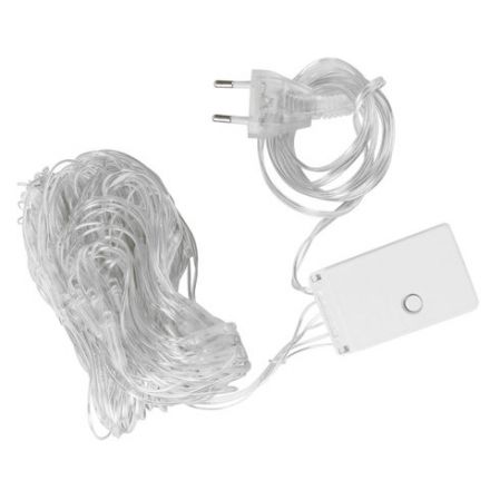 Электрогирлянда-сеть комнатная 1,5х1,5 м,160 LED, мультицветная, 220 V, контроллер, ЗОЛОТАЯ СКАЗКА, 591106