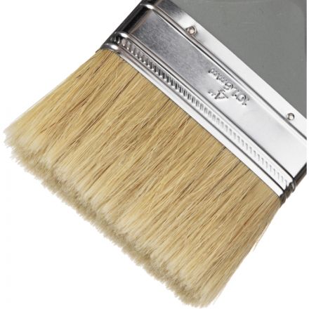 Кисть плоская 100 мм (4) натуральная щетина пластик. ручка Евро MTX 83067