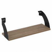Навесные полки. Кронштейны+ЛДСП полка 600мм MAN-41-6 Дуб аризона/Чёрный металл 600*220*200 Навесные полки. Кронштейны+ЛДСП полка 600мм MAN-41-6 Дуб аризона/Чёрный металл 600*220*200