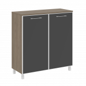 Yalta Шкаф квадратный LT.SD-1.4 R black Вяз/Стекло black 1098*452*1168