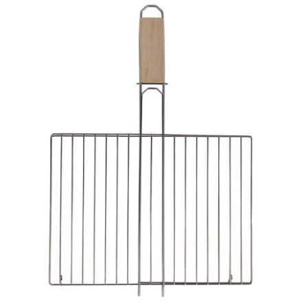 Решетка-гриль универсальная, размер 300х220 мм, глубина 10 мм, никелированное покрытие, РГМ3НЭ