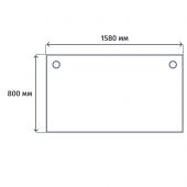 Стол ONIX-П П на металлокаркасе O.MP-SP-4.8 аттик дуб/антрацит Ш1580 Стол ONIX-П П на металлокаркасе O.MP-SP-4.8 аттик дуб/антрацит Ш1580