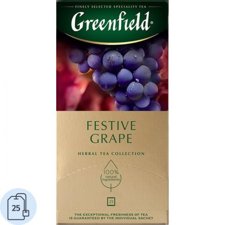 Чай Greenfield Festive Grape фруктово-ягодный 25 пакетиков