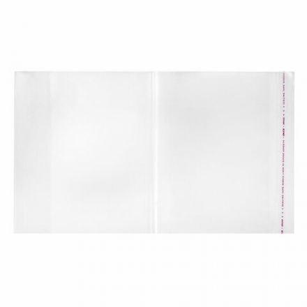 Обложки ПЭ для тетрадей и учебников, НАБОР 27 шт., ПЛОТНЫЕ, 100 мкм, универсальные, прозрачные, ЮНЛАНДИЯ, 272706