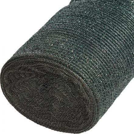 Сетка фасадная затеняющая 50-55% Темно-зеленый 3мx50м_7323