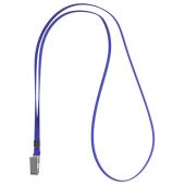 Лента для бейджей ERICH KRAUSE, 42 см, металлический клип, синяя, 63716