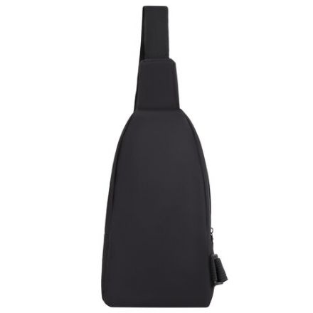 Рюкзак однолямочный HEIKKI PROMPT (ХЕЙКИ), 2 отделения, черный, 30х16х6 см, 273926