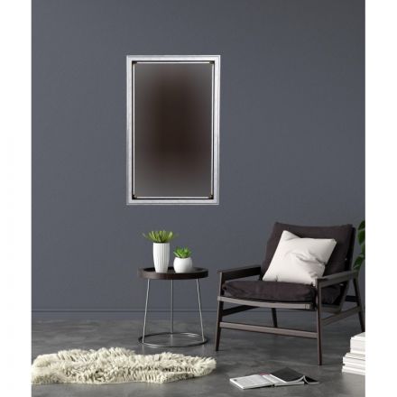 Зеркало МГЛ_ настенное 121 (500x800) багет ПВХ белый